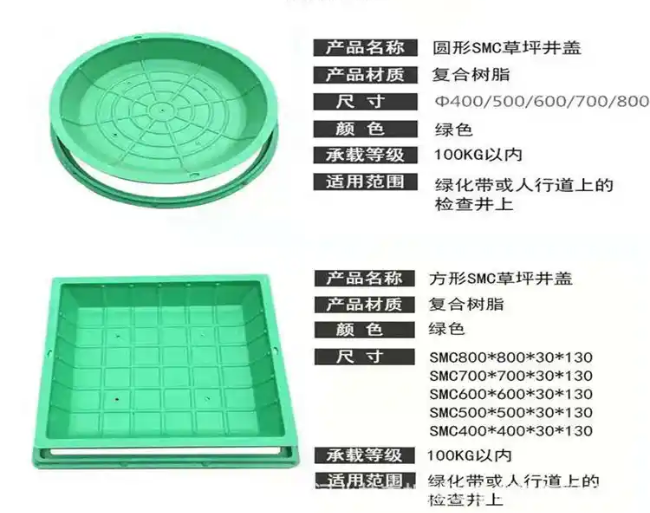 崇信树脂复合种植井盖展示